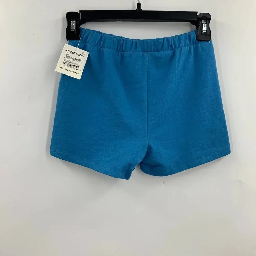 Open Edit Kids' Side Ruffle Shorts In‎ Blue Cendre Be Yourself Size 5 NWT